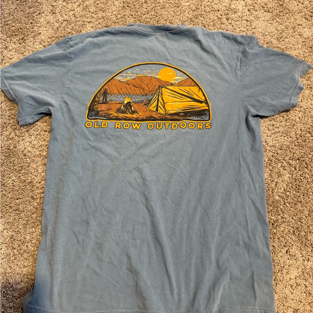 Old Row Outdoors Men's Blue T-Shirt